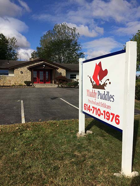 Picture of the outside of Muddy Puddles Preschool and Childcare in Dublin, OH.